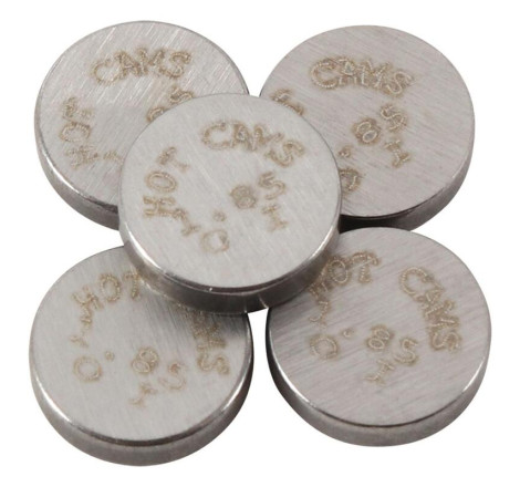 Pastilles de soupape HOT CAMS Ø7,48x1,85mm - jeu de 5