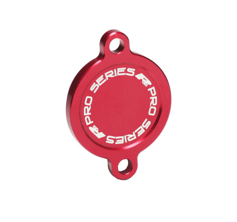 Couvercle de filtre à huile RFX Pro (Rouge) - Kawasaki KXF450