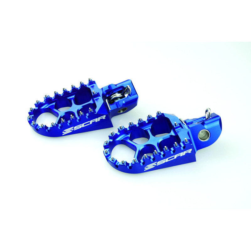 Repose-pieds SCAR Evo bleu 85/125/250/350/450 SX/SX-F/TC/FC/MC/MC-F