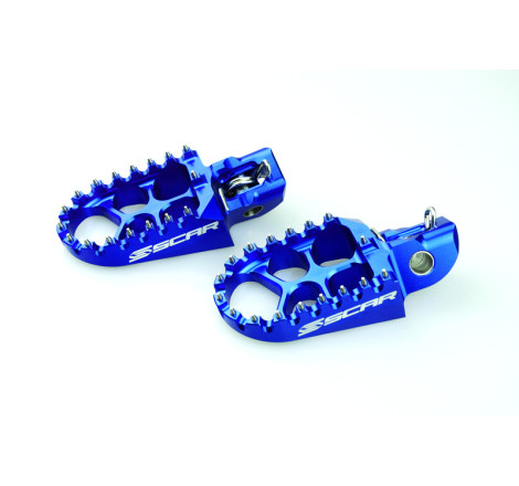 Repose-pieds SCAR Evo bleu 85/125/250/350/450 SX/SX-F/TC/FC/MC/MC-F