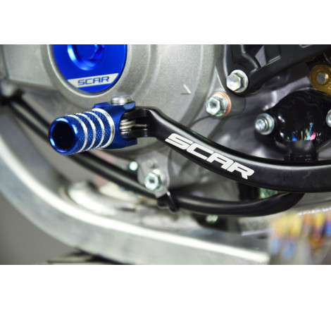 Sélecteur de vitesse SCAR noir/embout bleu 250/450 YZ-F