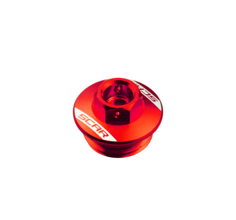 Bouchon de carter d'huile SCAR rouge