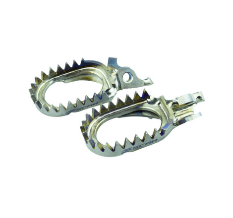 Repose-pieds SCAR anti-boue titane 125/250/450 CR/CRF