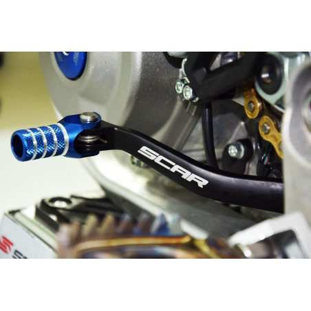 Sélecteur de vitesse SCAR bleu 450 KX-F 2016 à 2023