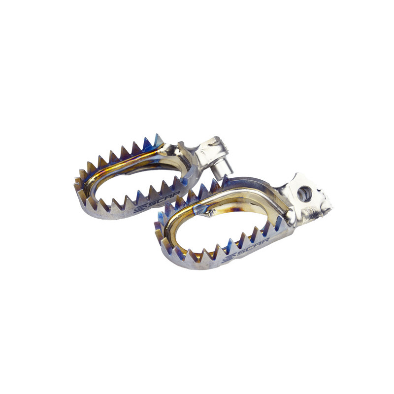 Repose-pieds SCAR anti-boue titane 65/85/125/250/450 YZ/YZ-F/XX/XX-F