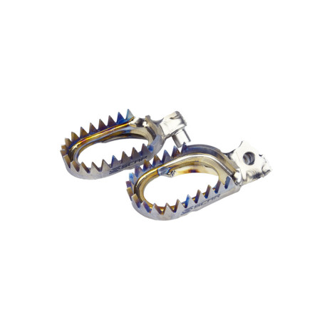 Repose-pieds SCAR anti-boue titane 65/85/125/250/450 YZ/YZ-F/XX/XX-F