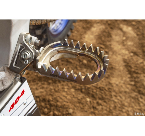 Repose-pieds SCAR anti-boue titane 65/85/125/250/450 YZ/YZ-F/XX/XX-F