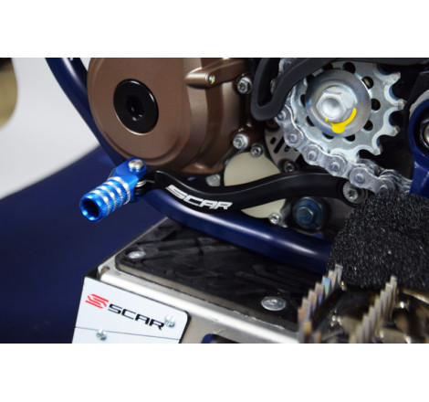 Sélecteur de vitesse SCAR bleu 125/250/350/450 SX/SX-F/MC-F/TC/FC