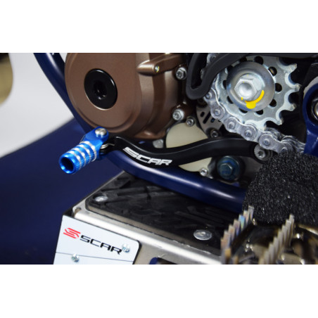 Sélecteur de vitesse SCAR bleu 125/250/350/450 SX/SX-F/MC-F/TC/FC