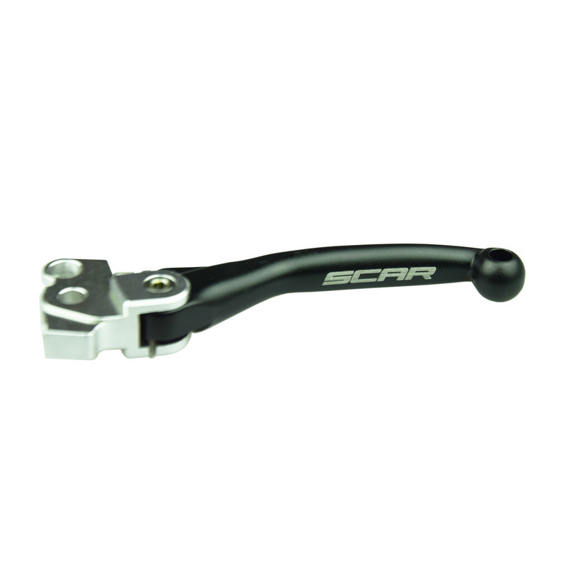 Levier d’embrayage retournable SCAR Flex noir pour Kawasaki 250/450 KX-F