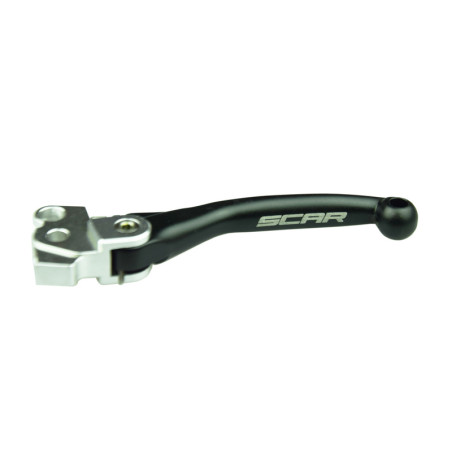 Levier d’embrayage retournable SCAR Flex noir pour Kawasaki 250/450 KX-F