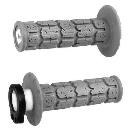 Revêtements ODI Rogue MX semi-gauffrés gris