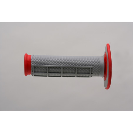 Revêtements RENTHAL Dual Series semi-gauffrés gris/rouge