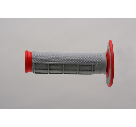 Revêtements RENTHAL Dual Series semi-gauffrés gris/rouge
