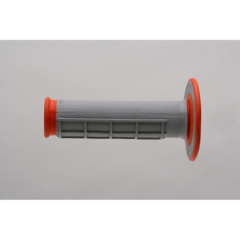 Revêtements RENTHAL Dual Series semi-gauffrés gris/orange