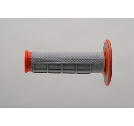 Revêtements RENTHAL Dual Series semi-gauffrés gris/orange
