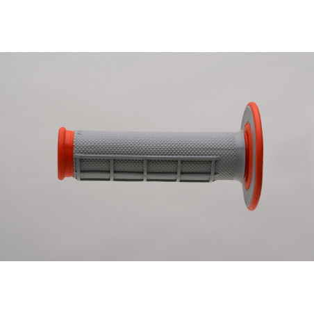 Revêtements RENTHAL Dual Series semi-gauffrés gris/orange