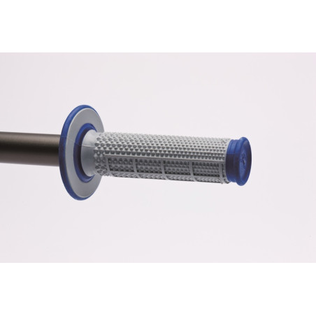 Revêtements RENTHAL Tapered Series MX semi-gauffrés gris/bleu
