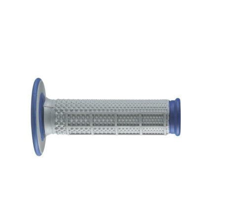 Revêtements RENTHAL Tapered Series MX semi-gauffrés gris/bleu