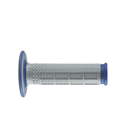 Revêtements RENTHAL Tapered Series MX semi-gauffrés gris/bleu