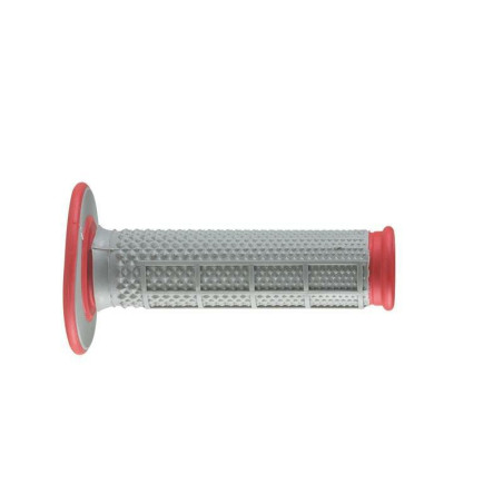 Revêtements RENTHAL Tapered Series MX semi-gauffrés gris/rouge
