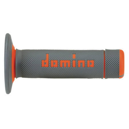 Revêtements DOMINO A020 Bicolore MX Full Grip Gris/Orange