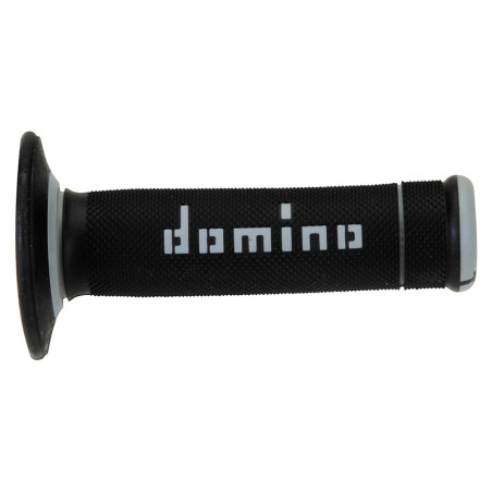 Revêtements DOMINO A020 Bicolore MX Full Grip Gris/Noir