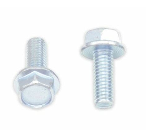Vis à bride BOLT tête hexagonale 10mm M6x1x16mm 10 pièces