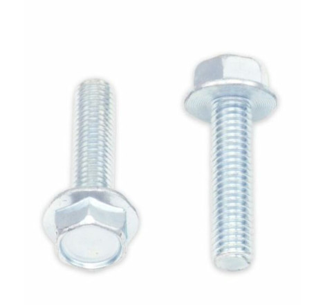 Vis à bride BOLT tête hexagonale 10mm M6x1x25mm 10 pièces