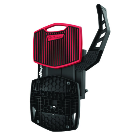 Lève-moto POLISPORT pliable noir pour entretien et stockage sécurisé