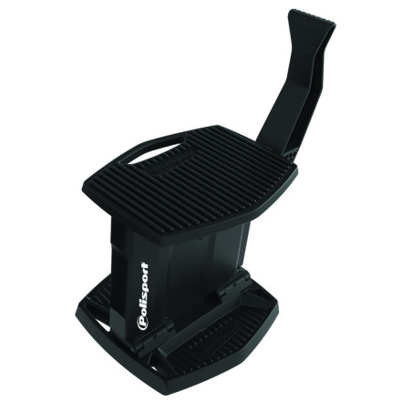 Lève-moto POLISPORT pliable noir pour entretien et stockage sécurisé