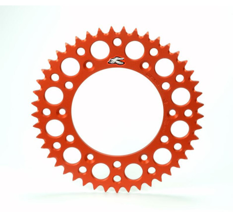 Couronne RENTHAL 51 dents aluminium Ultra-Light anti-boue pour 125/250/350/450 SX/SX-F