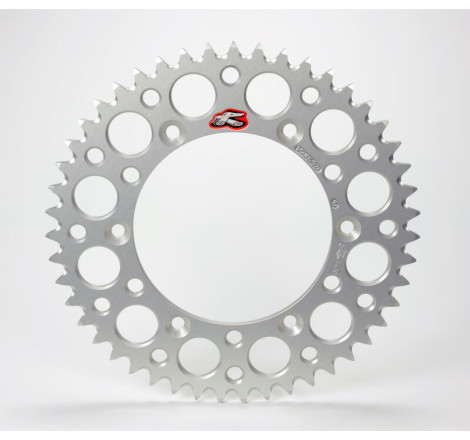 Couronne RENTHAL 48 dents aluminium Ultra-Light anti-boue pour 125/250/450 YZ/YZ-F/XX