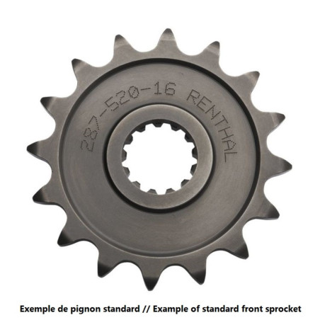 Pignon RENTHAL 13  dents acier standard 125/250 YZ/YZ-F