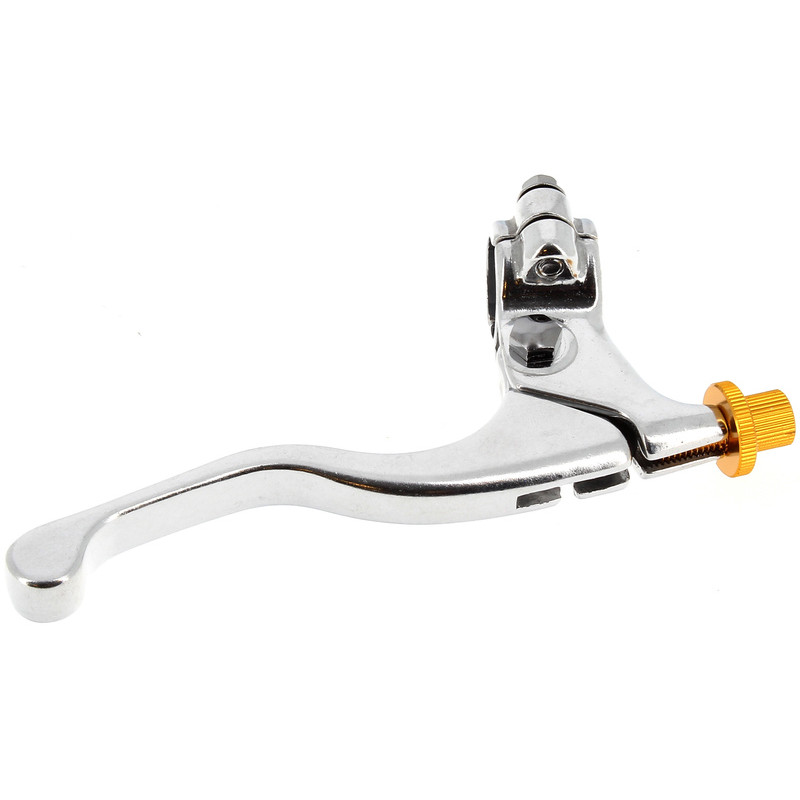 Levier de frein court avec cocotte BIHR aluminium coulé poli universel