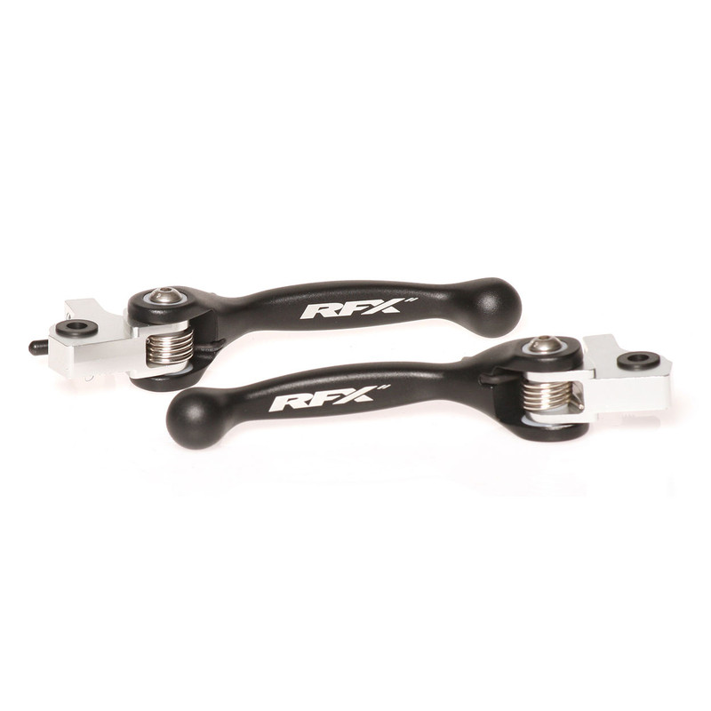 Ensemble leviers flexibles forgés RFX Race noir pour 125/250/350/450 TC/FC/MC/MC-F/SX/SX-F