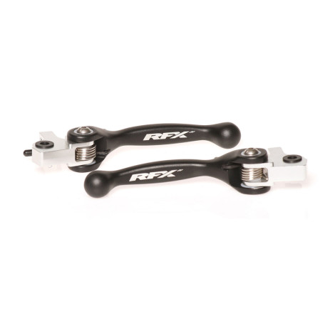 Ensemble leviers flexibles forgés RFX Race noir pour 125/250/350/450 TC/FC/MC/MC-F/SX/SX-F