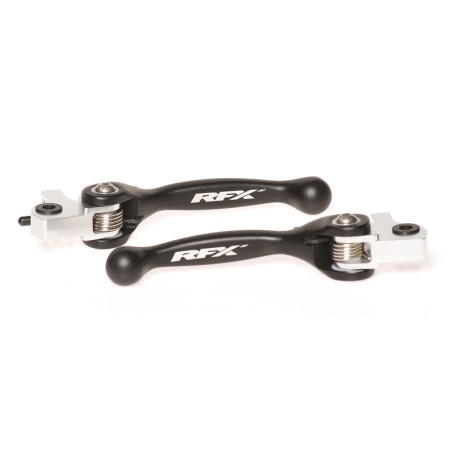 Ensemble leviers flexibles forgés RFX Race noir pour 125/250/350/450 TC/FC/MC/MC-F/SX/SX-F