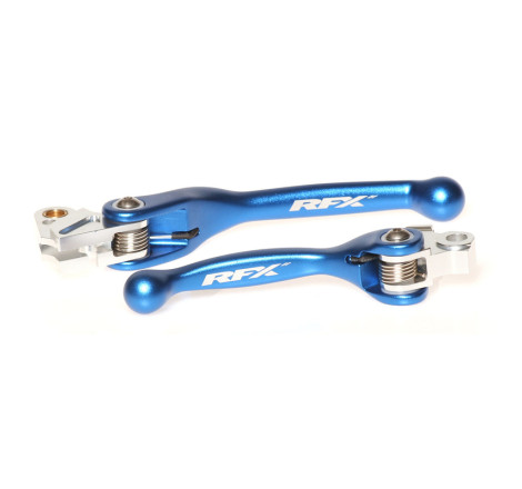 Ensemble leviers flexibles forgés RFX Race bleu pour 125/250/450 KX-F/YZ/YZ-F