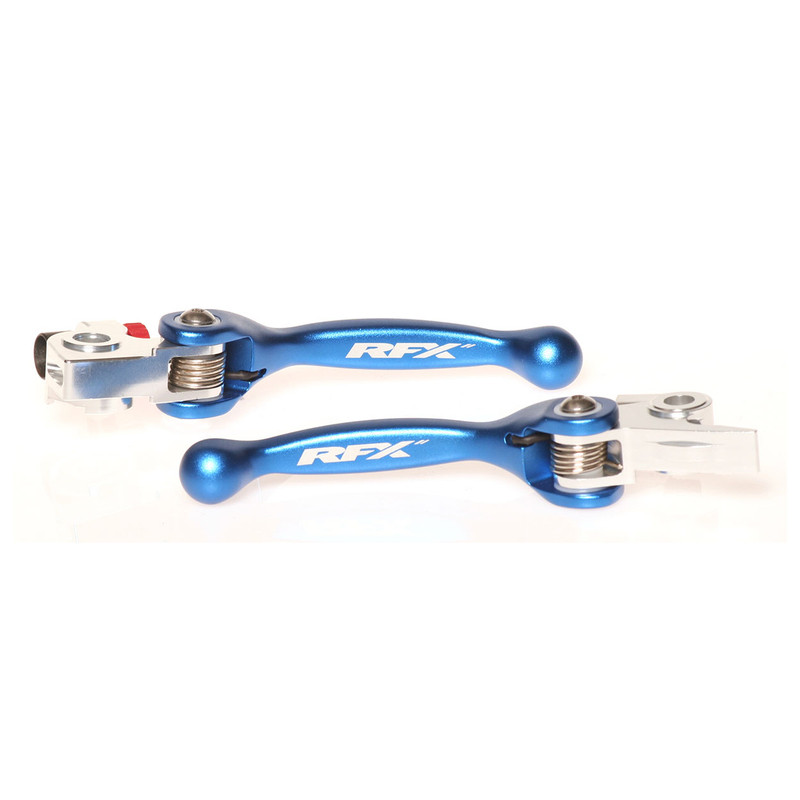 Ensemble leviers flexibles forgés RFX Race bleu pour 250/350/450 TC/FC
