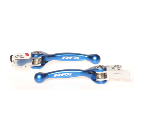 Ensemble leviers flexibles forgés RFX Race bleu pour 250/350/450 TC/FC