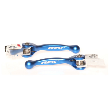 Ensemble leviers flexibles forgés RFX Race bleu pour 250/350/450 TC/FC