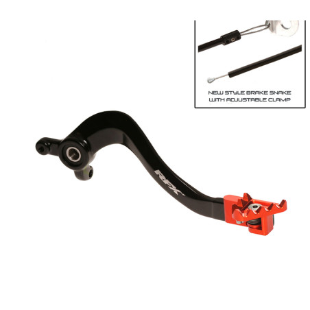 Levier de frein arrière RFX Pro FT (Noir/Orange) 85 SX 2018 à 2024
