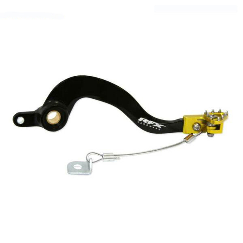 Levier de frein arrière RFX Pro ST (Anodisé dur noir/Jaune) 85 RM 2002 à 2023