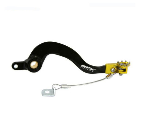 Levier de frein arrière RFX Pro ST (Anodisé dur noir/Jaune) 85 RM 2002 à 2023
