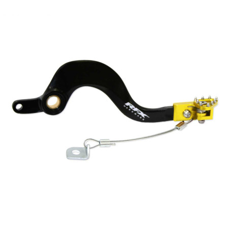 Levier de frein arrière RFX Pro FT (Noir/Jaune) 250/450 RM-Z
