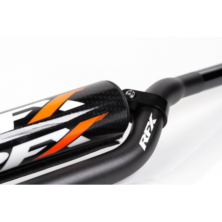 Guidon conique 28,6 mm RFX Pro F8 RC Mini avec croisillon noir