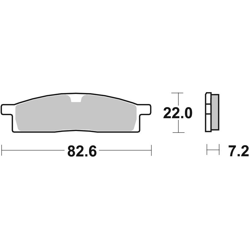 Plaquettes de frein avant BREMBO Off-Road métal fritté pour 65/85 YZ et 125 TT-R