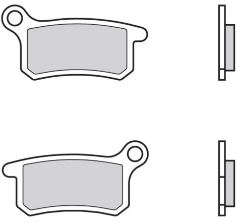 Plaquettes de frein avant BREMBO Off-Road métal fritté pour 65/85 MC/TC/SX