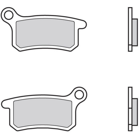 Plaquettes de frein avant BREMBO Off-Road métal fritté pour 65/85 MC/TC/SX